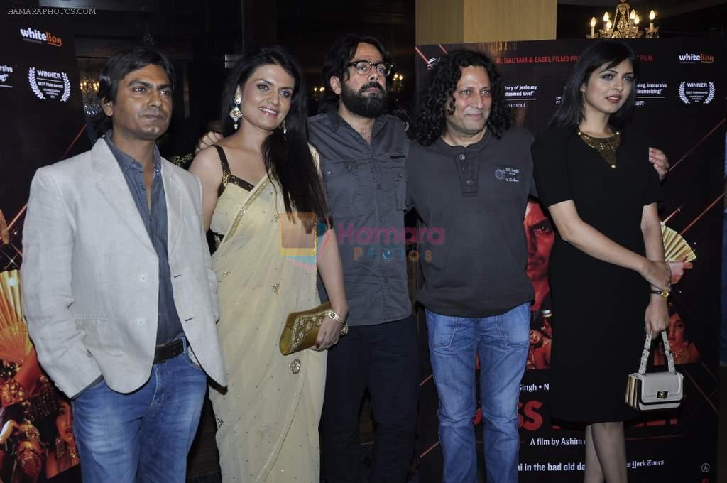 Nawazuddin Siddiqui, Zeena Bhatia, Ashim Ahluwalia, Anil George, Niharika Singh at the Promotion of film Miss Lovely in Aurus, Mumbai on 23rd Dec 2013