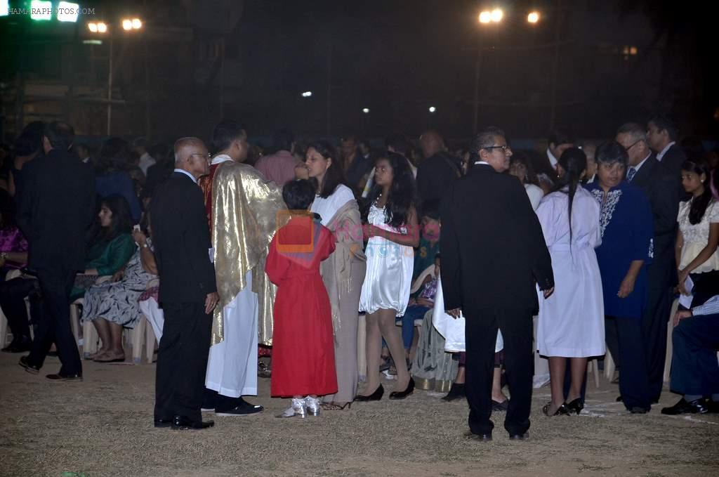 at the midnight mass in Mumbai on 24th Dec 2013