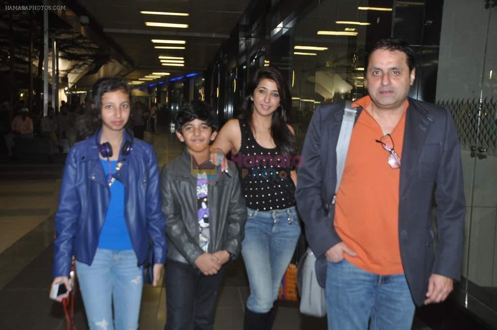 Krishika Lulla arrived at airport in Mumbai on 3rd Jan 2014