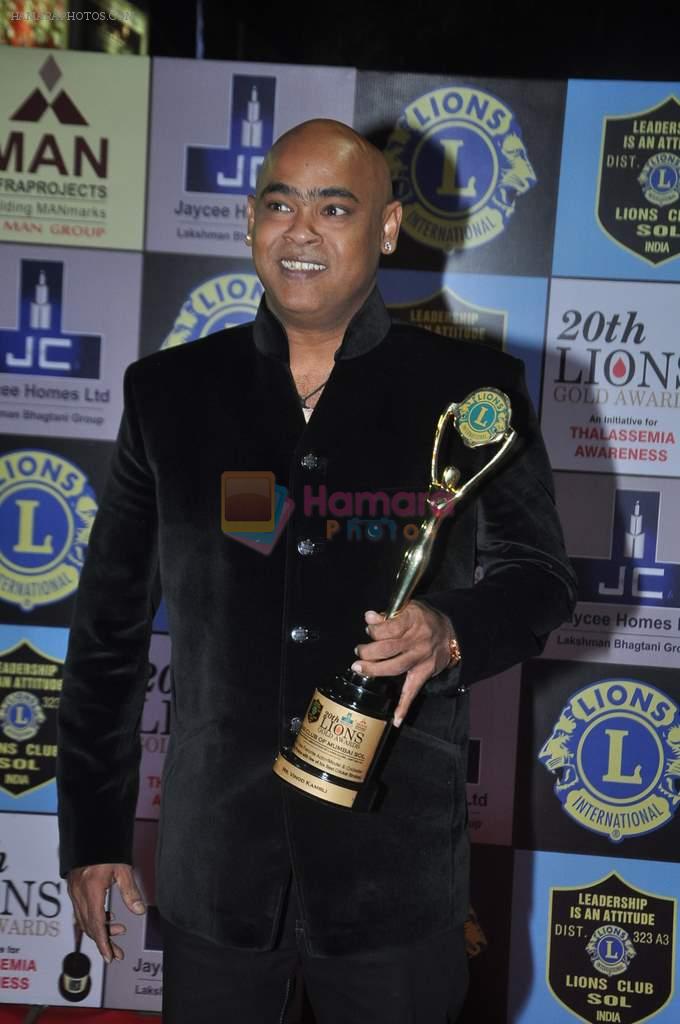 Vinod Kambli at Lions Awards in Mumbai on 7th Jan 2014