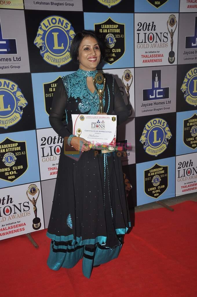 Madhushree at Lions Awards in Mumbai on 7th Jan 2014