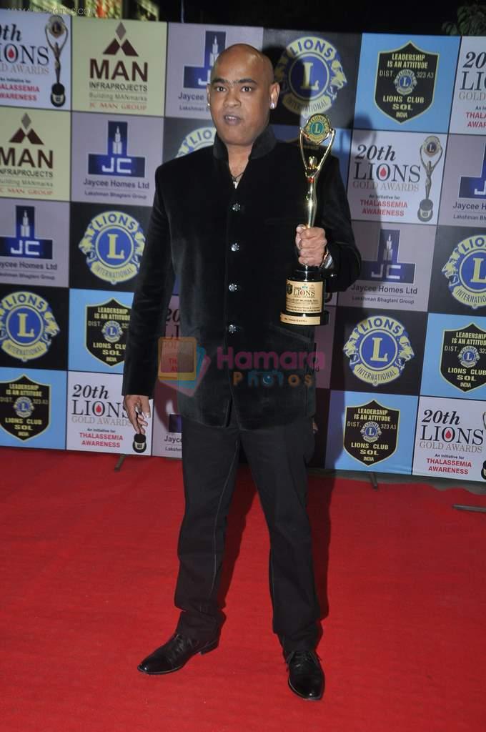 Vinod Kambli at Lions Awards in Mumbai on 7th Jan 2014
