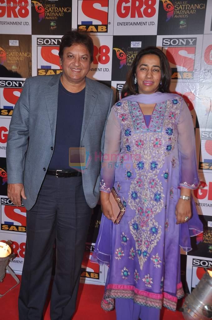 Anu Ranjan, Sashi Ranjan at Sab Ke Satrangi Pariwar awards in Filmcity, Mumbai on 11th Jan 2014