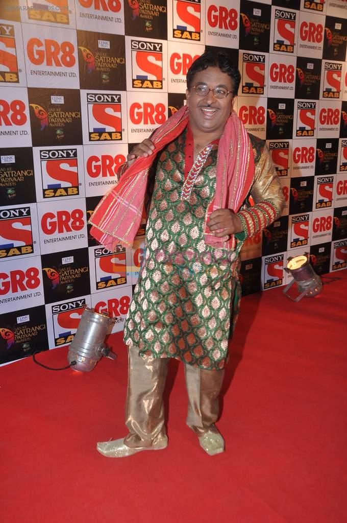 at Sab Ke Satrangi Pariwar awards in Filmcity, Mumbai on 11th Jan 2014