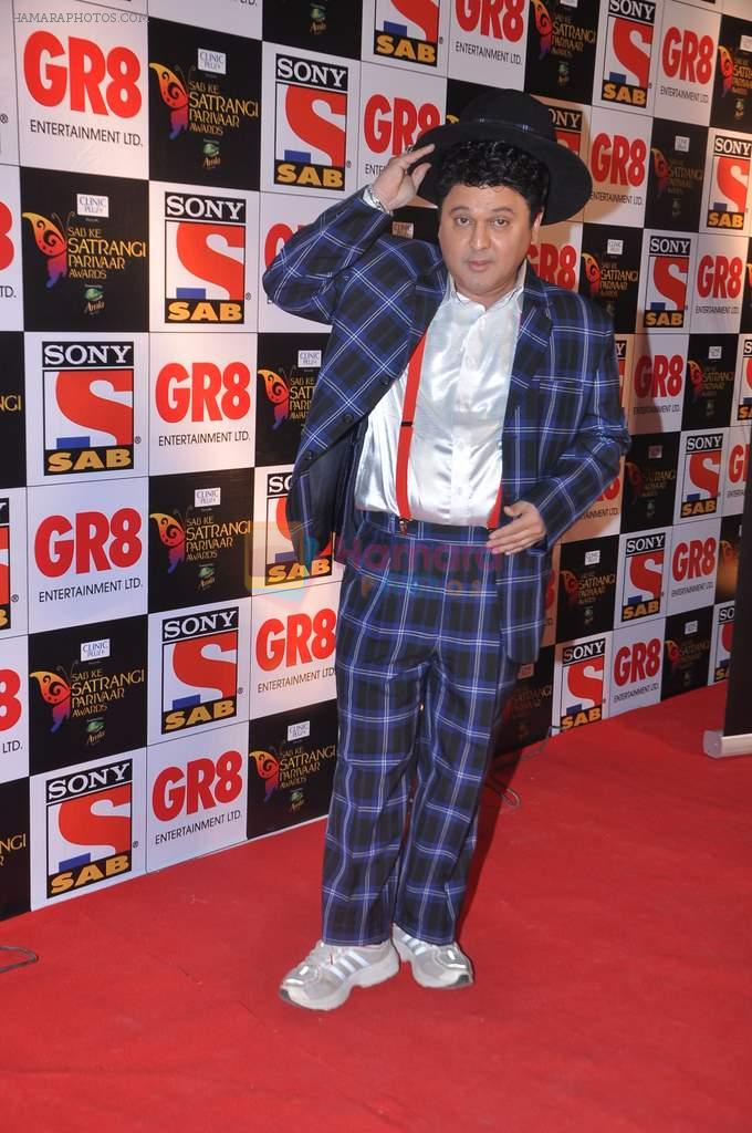 Ali Asgar at Sab Ke Satrangi Pariwar awards in Filmcity, Mumbai on 11th Jan 2014