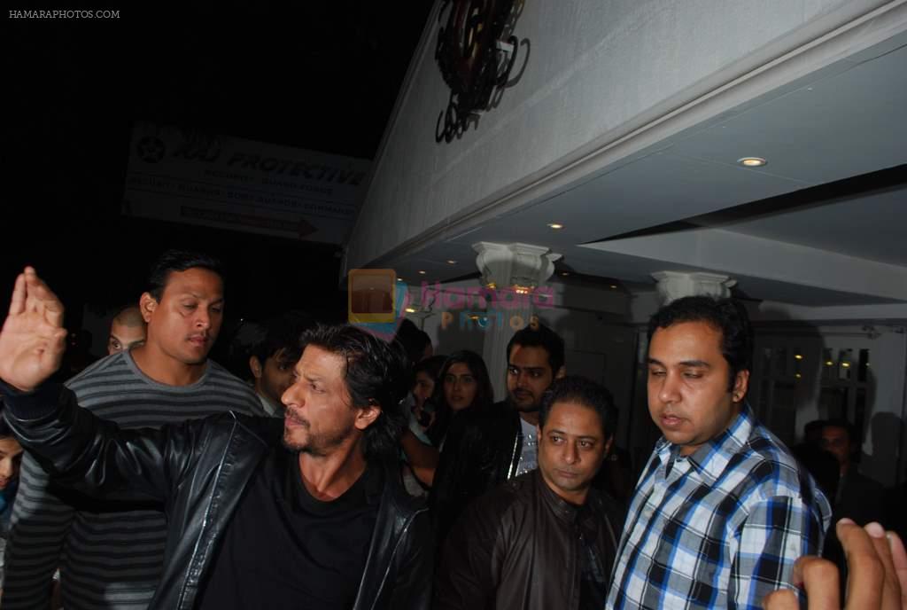 Shahrukh Khan at 69 restaurant launch in Juhu, Mumbai on 12th Jan 2014
