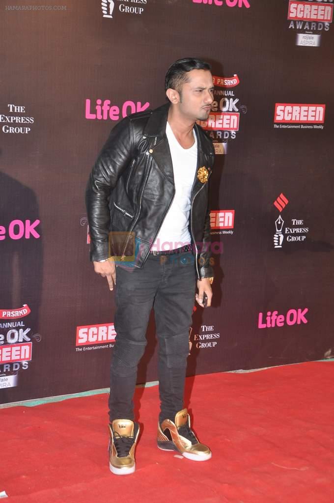 Yo Yo Honey Singh at 20th Annual Life OK Screen Awards in Mumbai on 14th Jan 2014