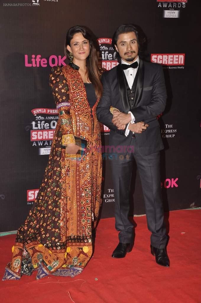 Ali Zafar at 20th Annual Life OK Screen Awards in Mumbai on 14th Jan 2014