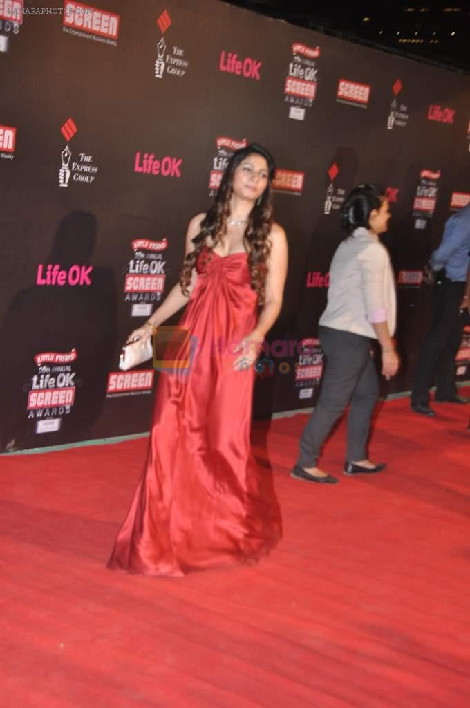 Tanisha Mukherjee at 20th Annual Life OK Screen Awards in Mumbai on 14th Jan 2014