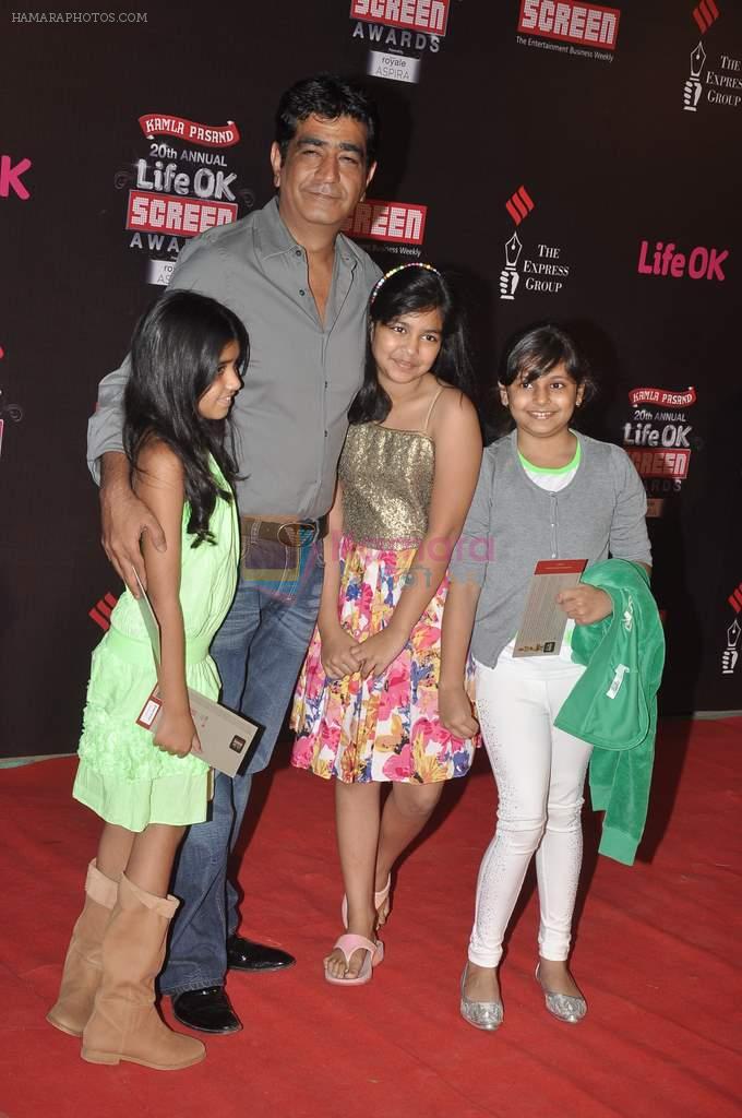 Kishan Kumar at 20th Annual Life OK Screen Awards in Mumbai on 14th Jan 2014