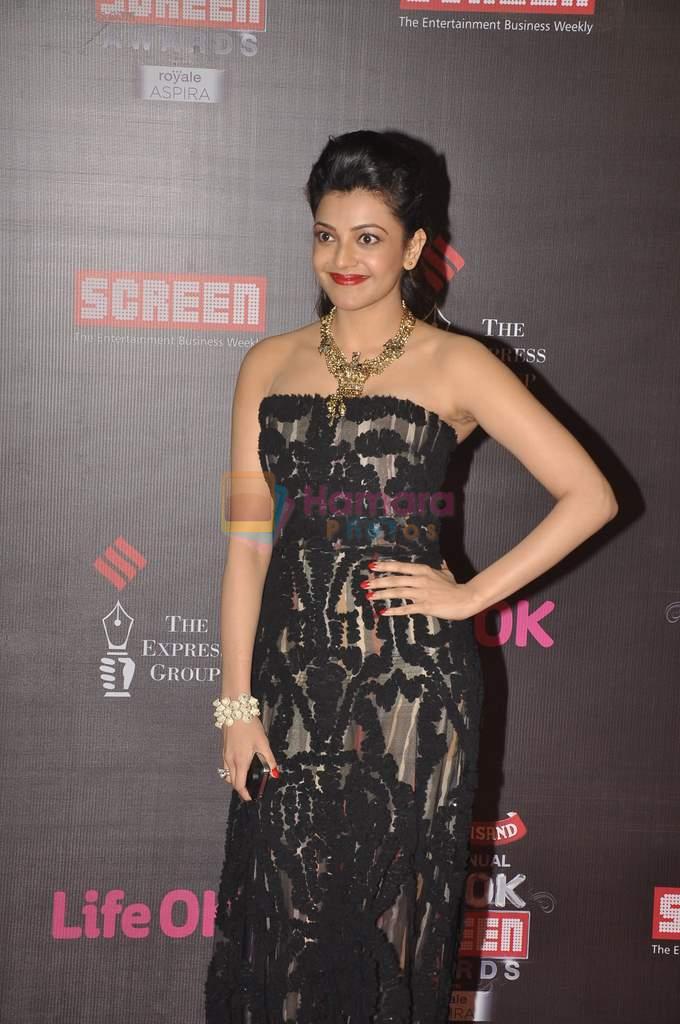 Kajal Aggarwal at 20th Annual Life OK Screen Awards in Mumbai on 14th Jan 2014