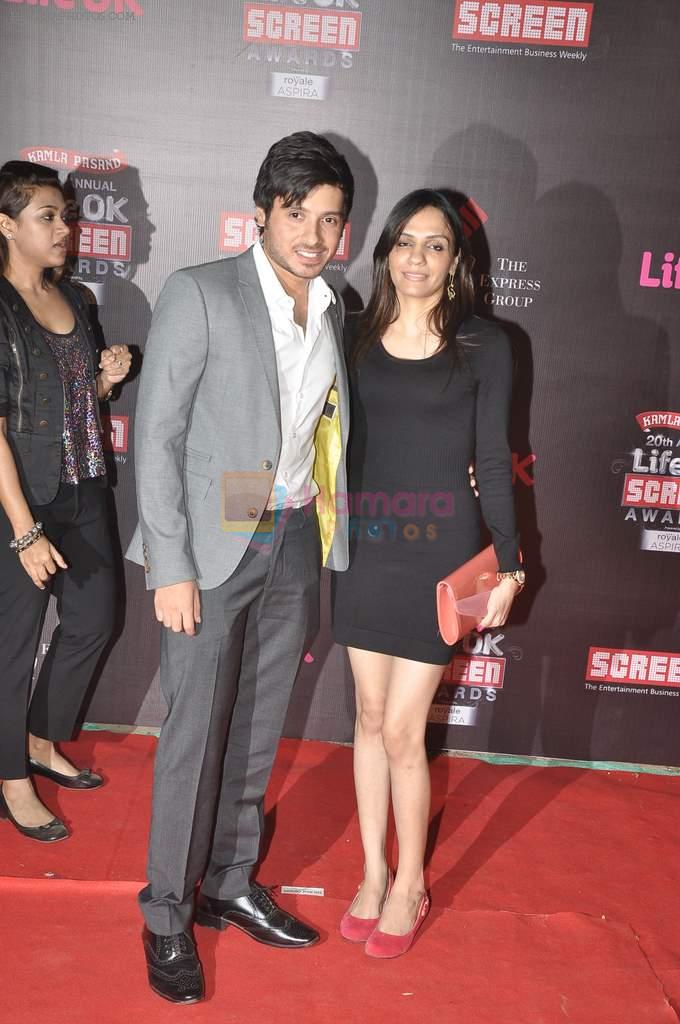 at 20th Annual Life OK Screen Awards in Mumbai on 14th Jan 2014