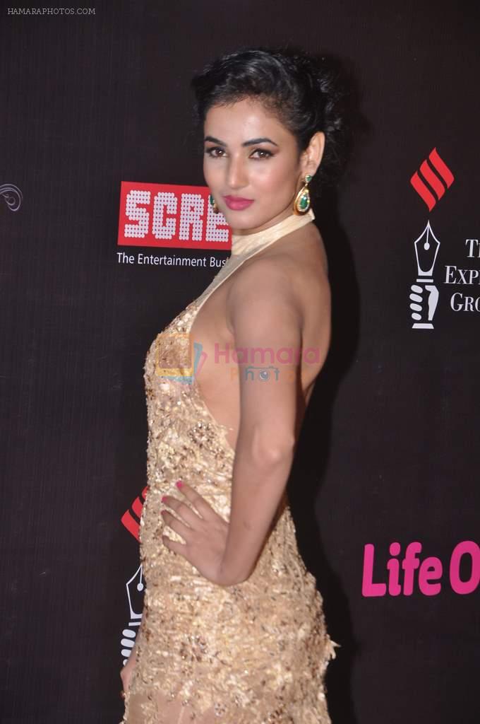 Sonal Chauhan at 20th Annual Life OK Screen Awards in Mumbai on 14th Jan 2014