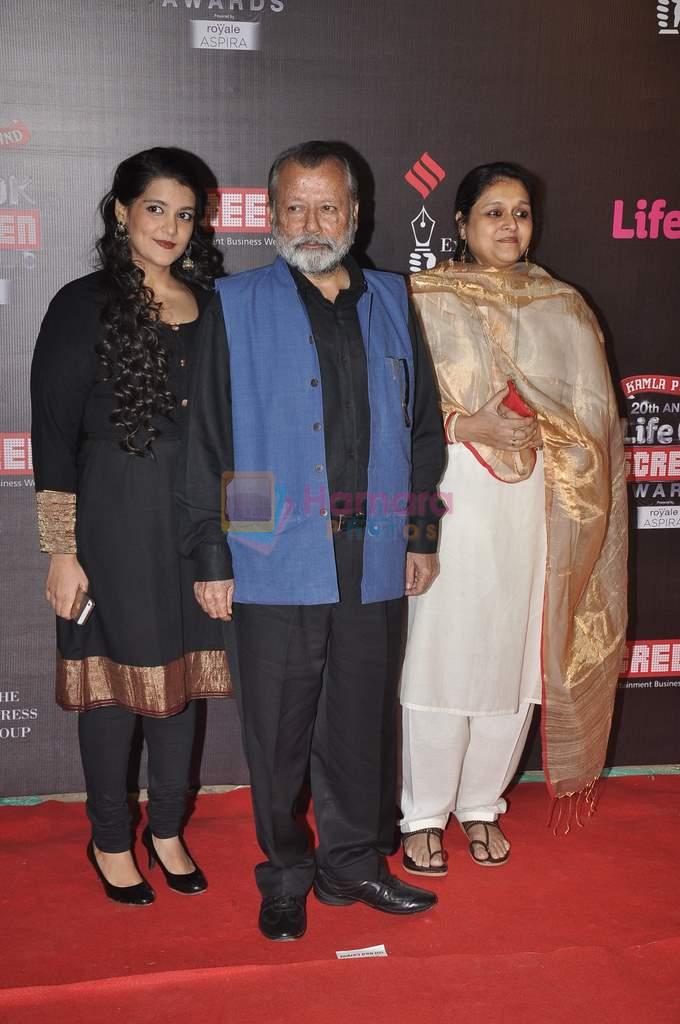 Pankaj Kapur at 20th Annual Life OK Screen Awards in Mumbai on 14th Jan 2014