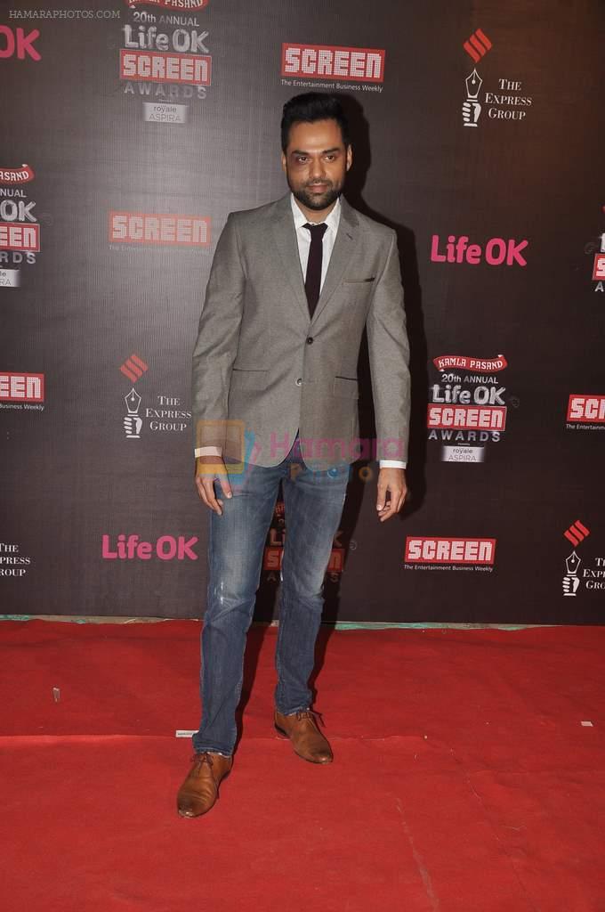 Abhay Deol at 20th Annual Life OK Screen Awards in Mumbai on 14th Jan 2014
