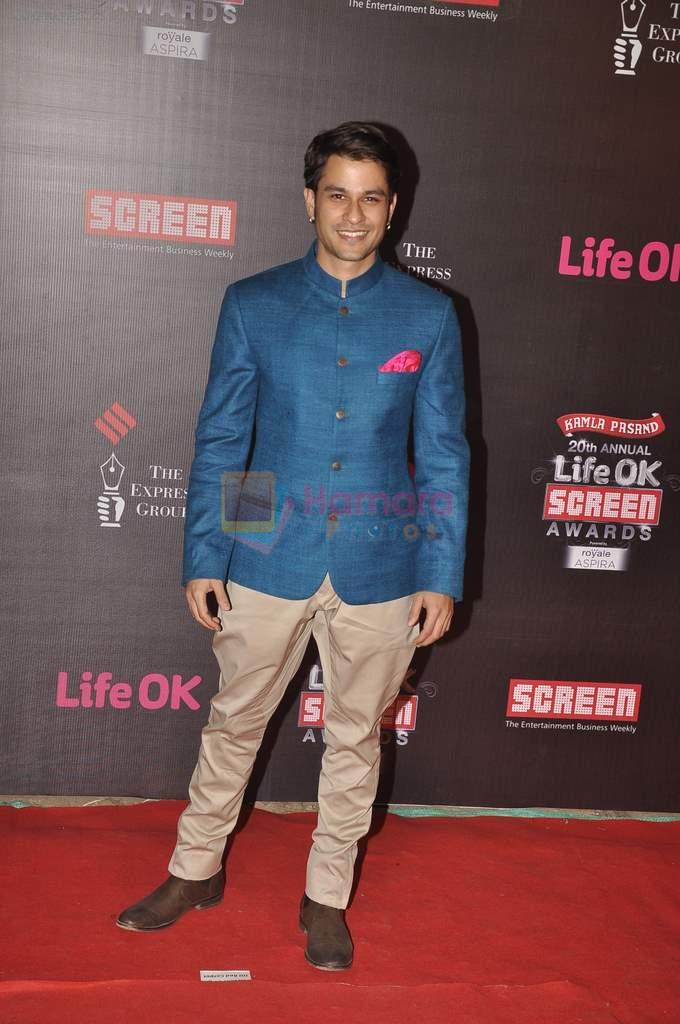 Kunal Khemu at 20th Annual Life OK Screen Awards in Mumbai on 14th Jan 2014
