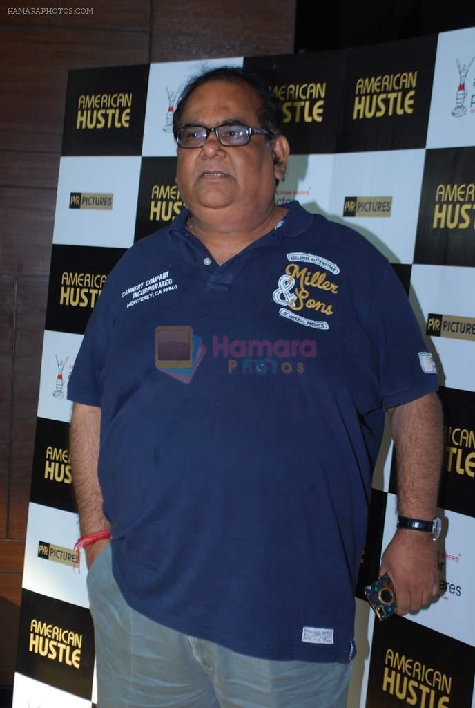 Satish Kaushik at American Hustle film promotions in Cinemax, Mumbai on 14th Jan 2014