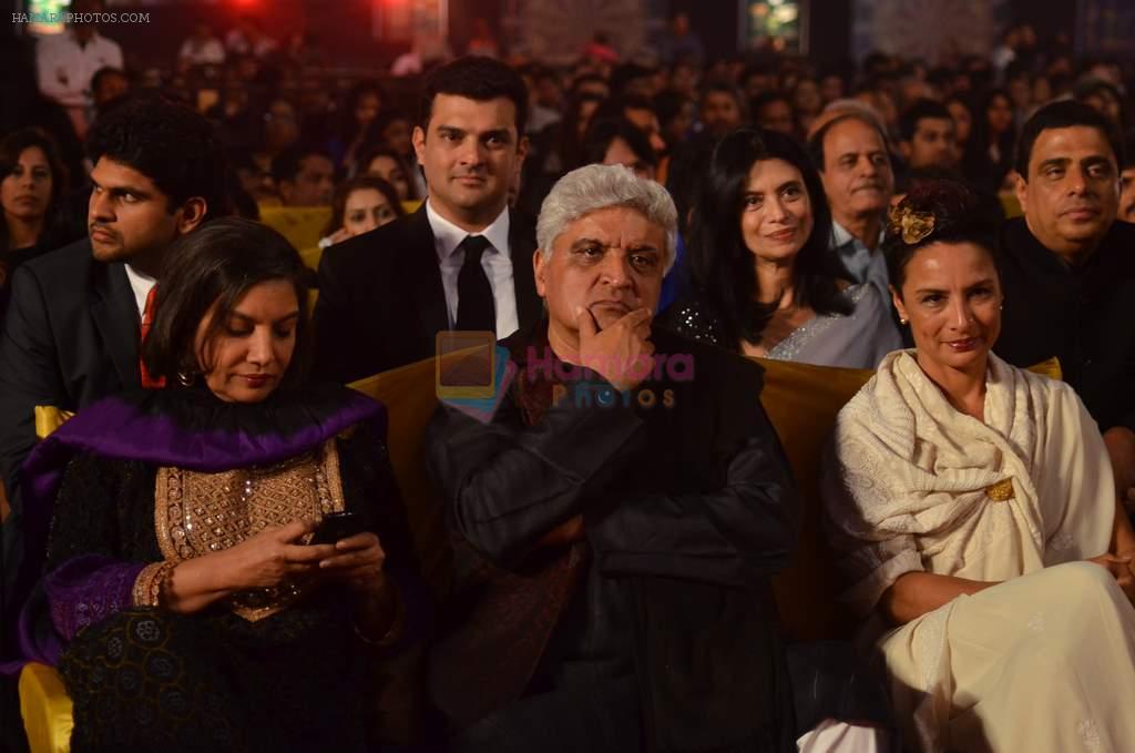 Javed Akhtar at 20th Annual Life OK Screen Awards in Mumbai on 14th Jan 2014