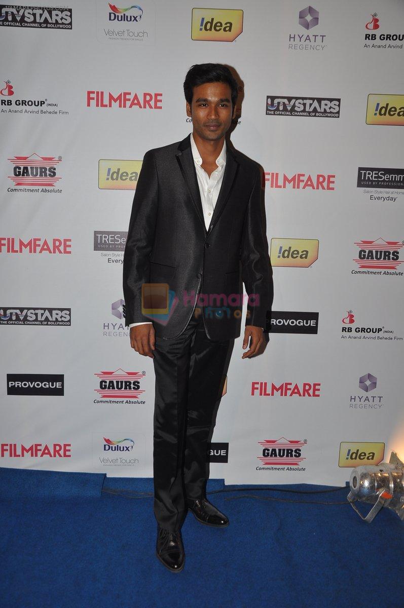 Dhanush at Filmfare Awards Nomination Bash in Mumbai on 15th Jan 2014
