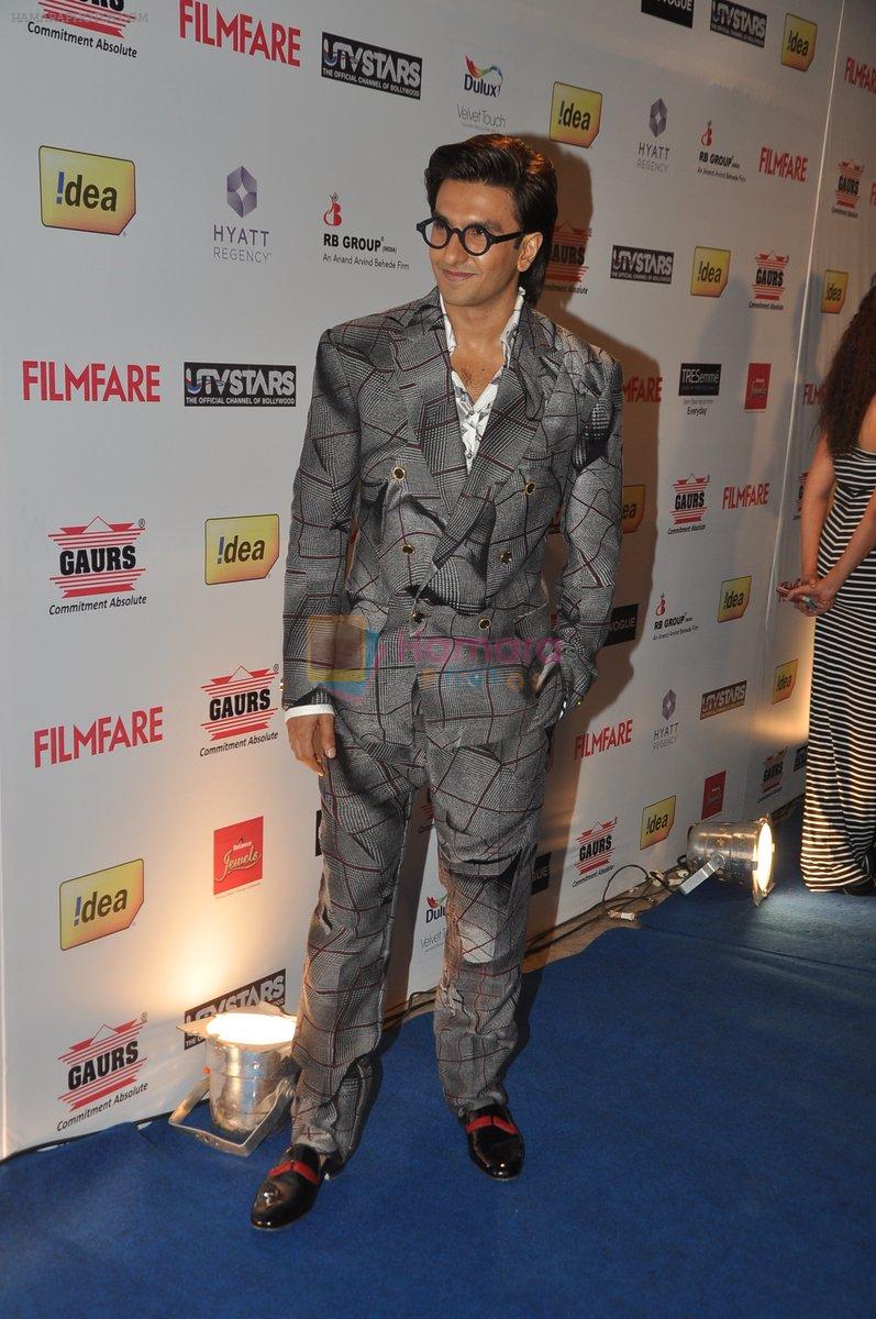 Ranveer Singh at Filmfare Awards Nomination Bash in Mumbai on 15th Jan 2014