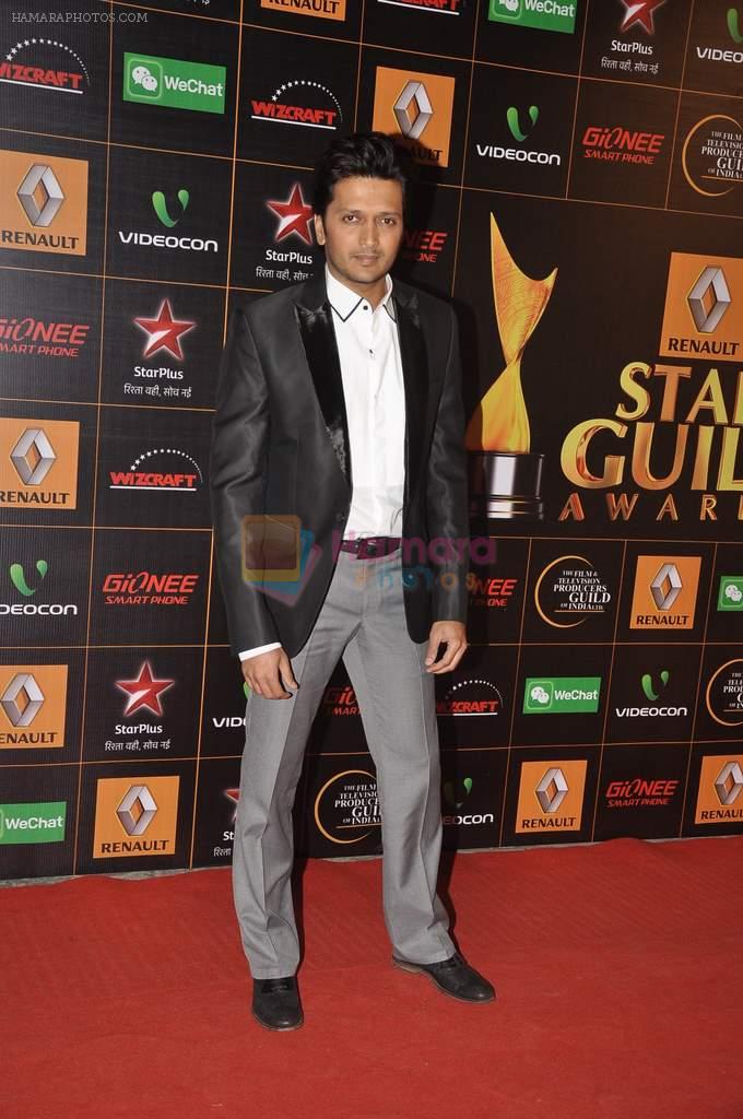 Ritesh Deshmukh  at The Renault Star Guild Awards Ceremony in NSCI, Mumbai on 16th Jan 2014