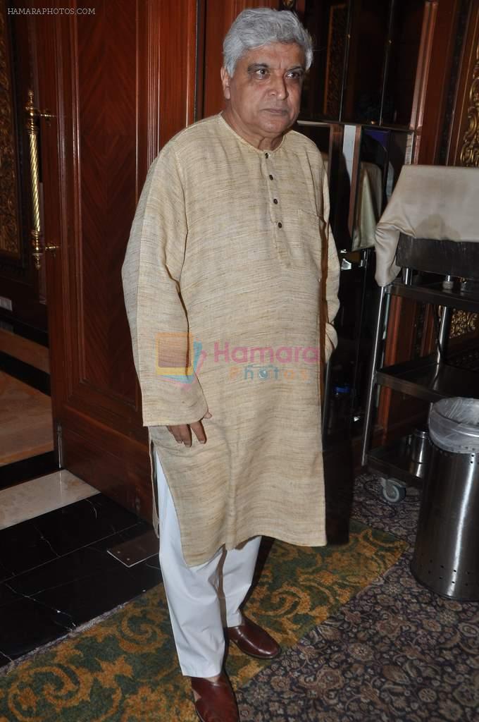 Javed AKhtar at royalty meet in Sea Princess, Mumbai on 16th Jan 2014
