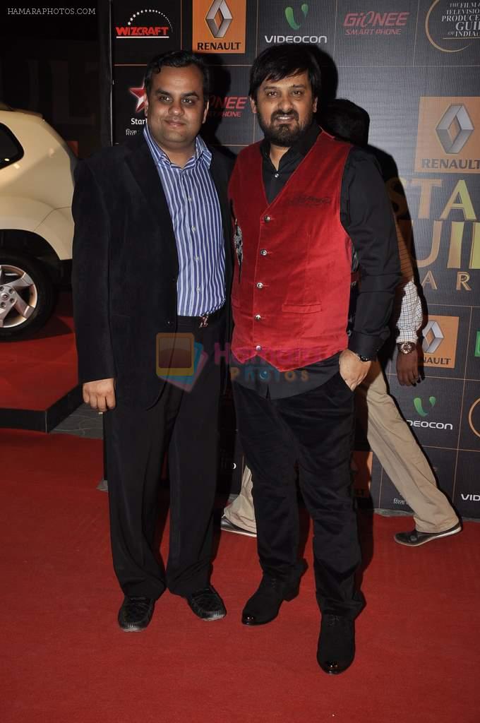 Wajid ALi at The Renault Star Guild Awards Ceremony in NSCI, Mumbai on 16th Jan 2014