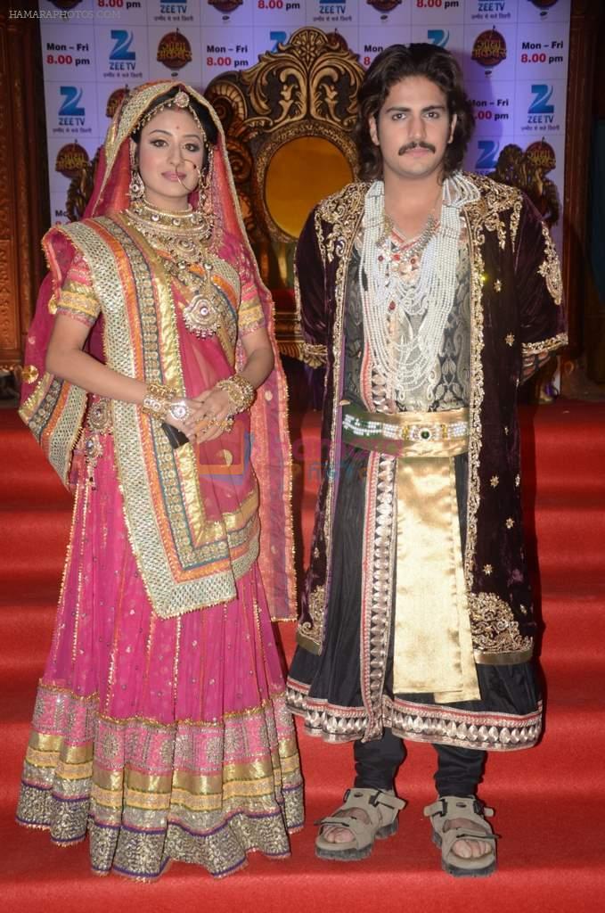 Jodha and Akbar at the launch of Jodha Akbar mobile game and e-launch