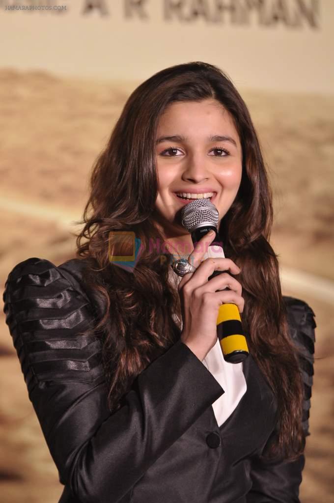 Alia Bhatt at Highway music launch in Taj Lands End, Mumbai on 18th Jan 2014