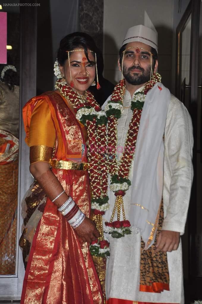 Sameera Reddy & Akshai Varde's wedding ceremony in Mumbai on 21st Jan 2014
