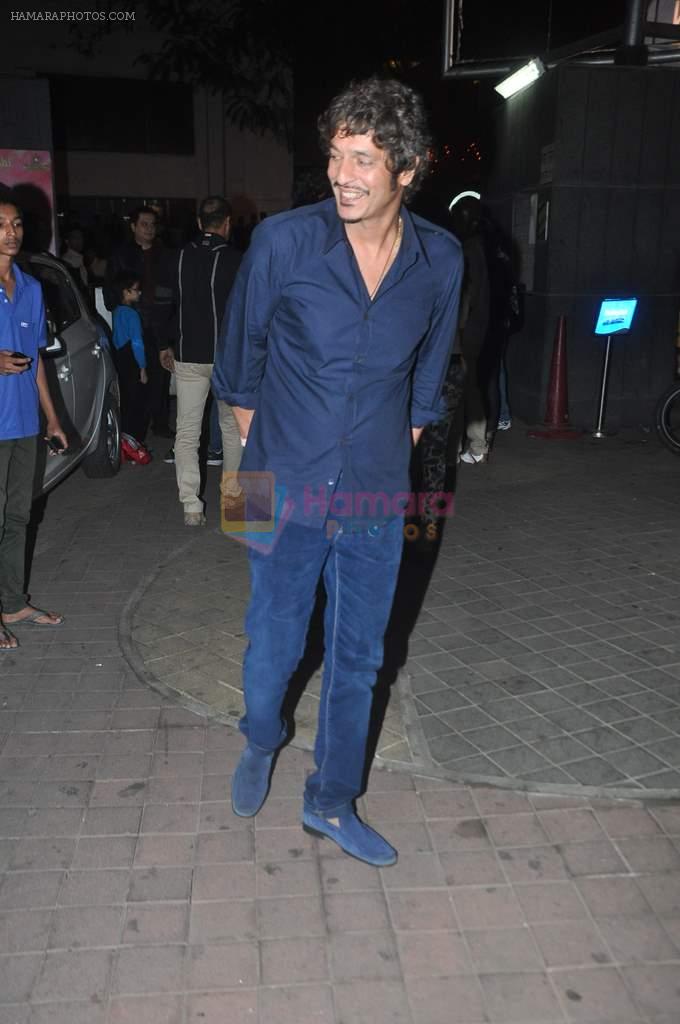Chunky Pandey at Jai Ho screening and party in Mumbai on 23rd jan 2014