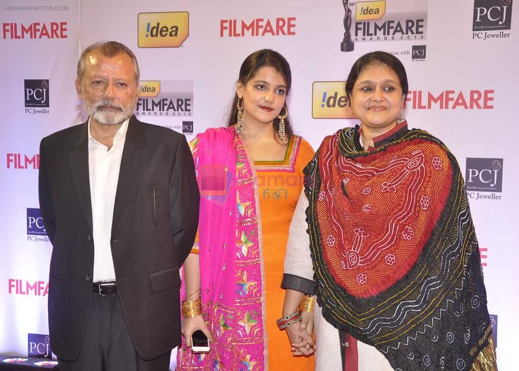 Pankaj Kapoor walked the Red Carpet at the 59th Idea Filmfare Awards 2013 at Yash Raj
