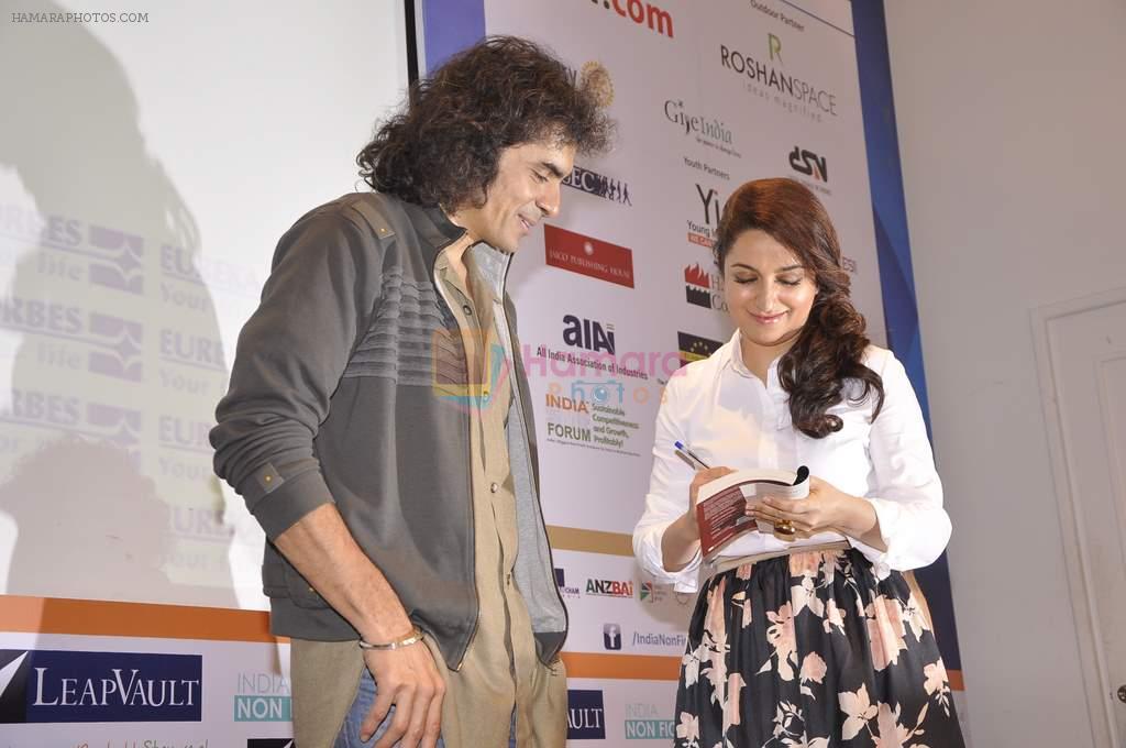 Imtiaz Ali, Tisca Chopra at Tisca Chopra's book launch in Nehru, Mumbai on 26th Jan 2014