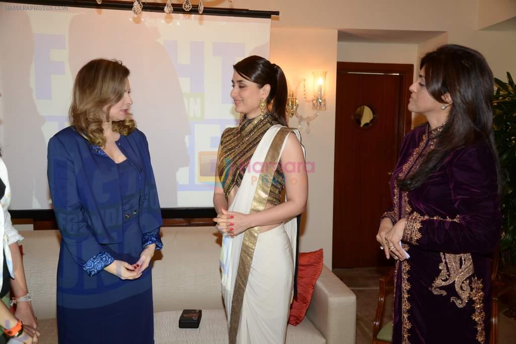 Kareena Kapoor at the lunch hosted by Chhaya Momaya in Mumbai on 28th Jan 2014
