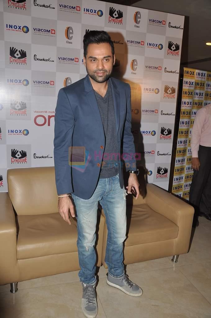 Abhay Deol at One by two merchandise launch in Inorbit, Malad on 28th Jan 2014
