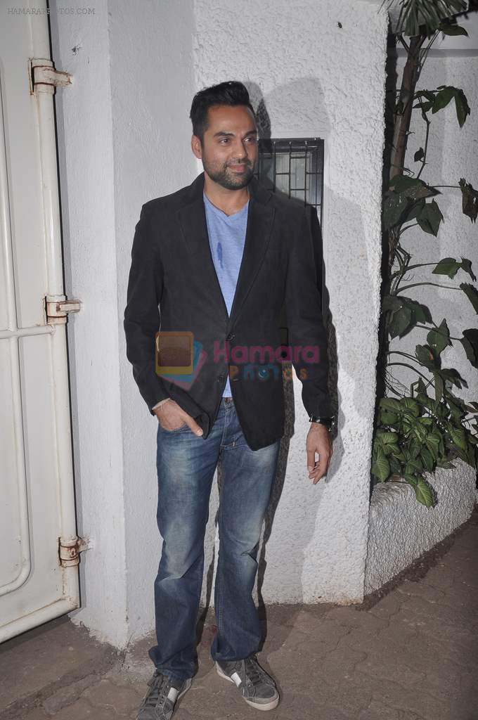 Abhay Deol at the screening of One by Two in Sunny Super Sound, Mumbai on 29th Jan 2014
