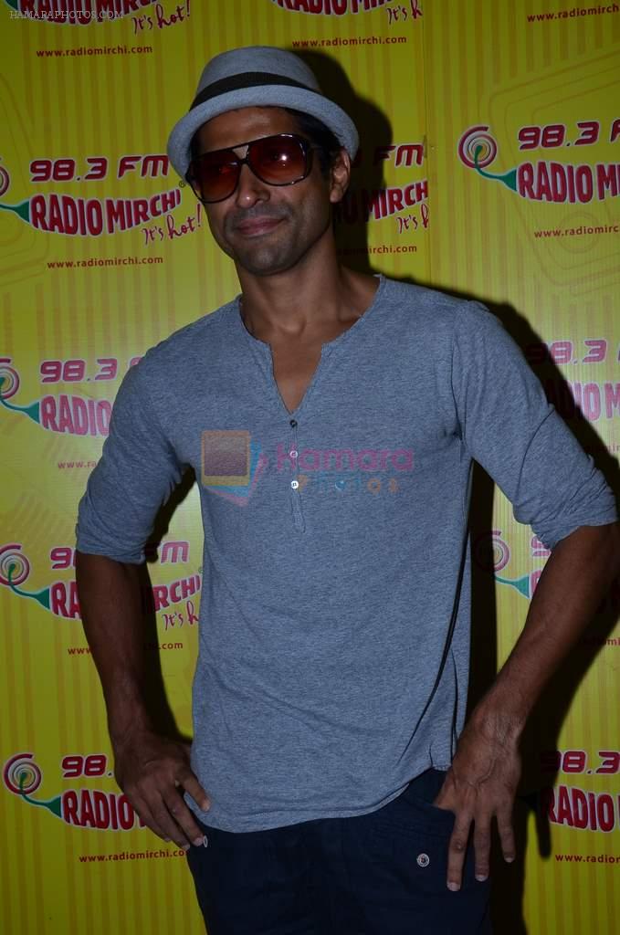 Farhan Akhtar at Radio Mirchi in Lower Parel, Mumbai on 27th Jan 2014