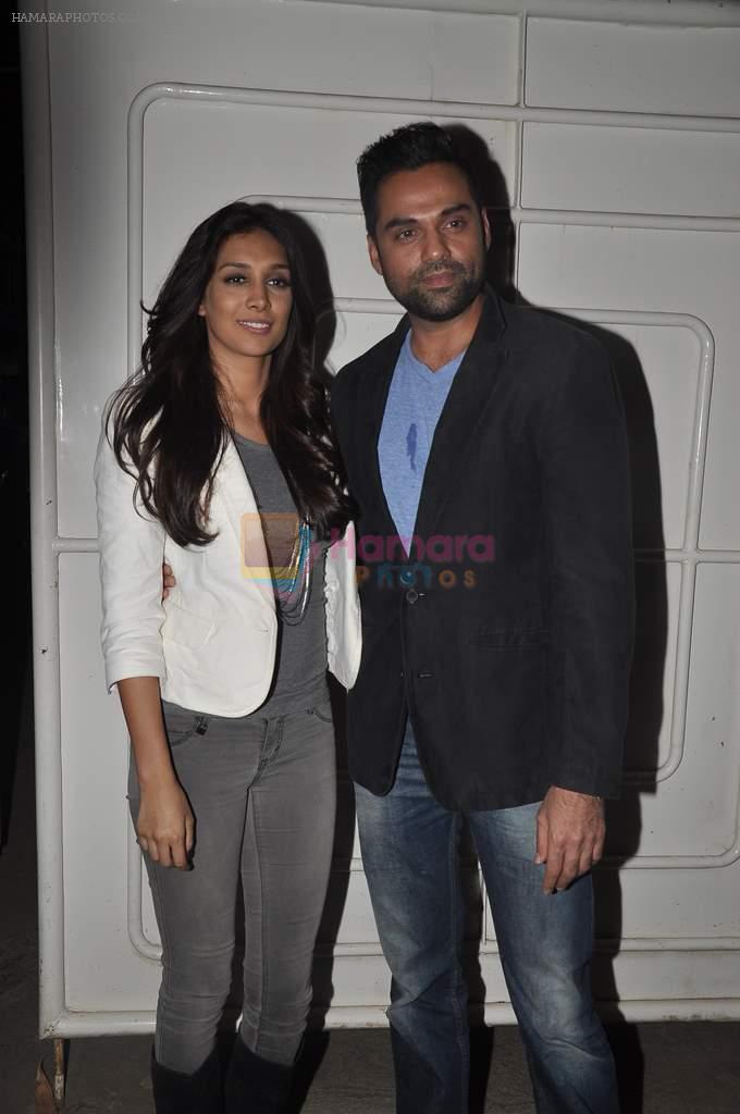 Abhay Deol, Preeti Desai at the screening of One by Two in Sunny Super Sound, Mumbai on 29th Jan 2014