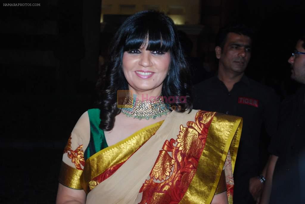 Neeta Lulla at Ahana Deol's Wedding Reception in Mumbai on 2nd Feb 2014