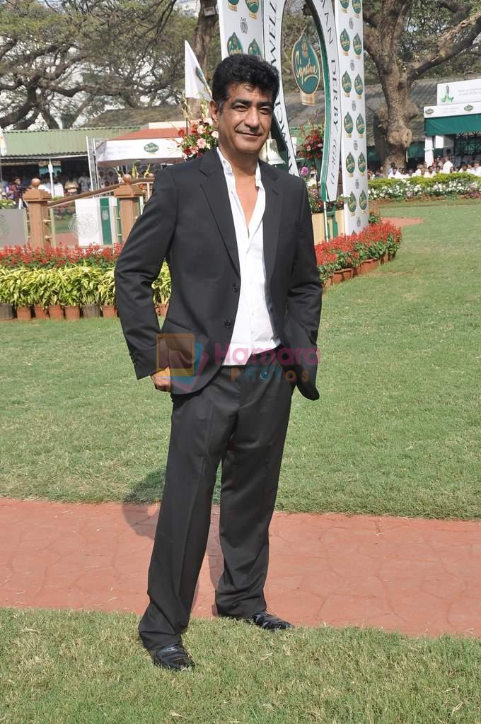 Kishan Kumar at McDowell's Signature Derby in Mahalaxmi Race Course, Mumbai on 2nd Feb 2014