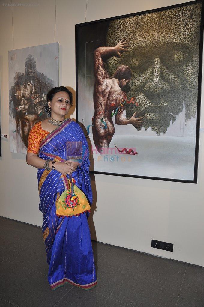 Ananya Banerjee at Palash Halder's art event in Kala Ghoda, Mumbai on 3rd Feb 2014