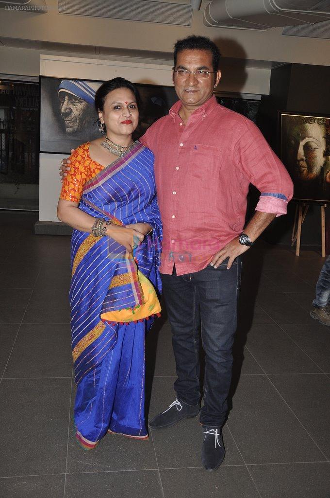 Abhijeet Bhattacharya, Ananya Banerjee at Palash Halder's art event in Kala Ghoda, Mumbai on 3rd Feb 2014