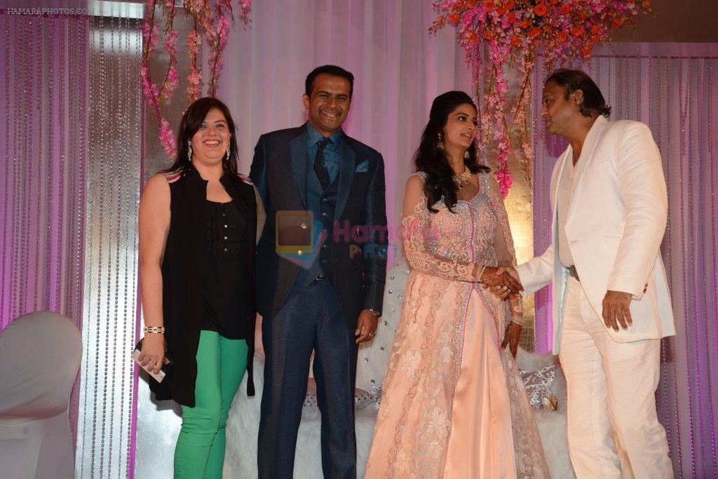 Siddharth Kannan's wedding reception with Neha in Mumbai on 4th Feb 2014