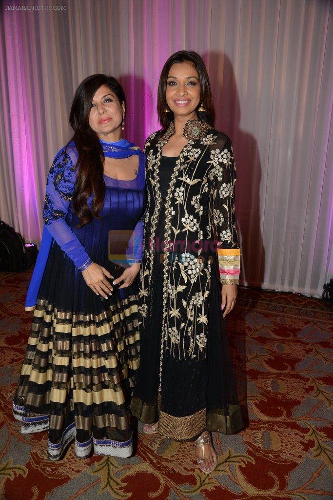Achala Sachdev at Siddharth Kannan's wedding reception with Neha in Mumbai on 4th Feb 2014