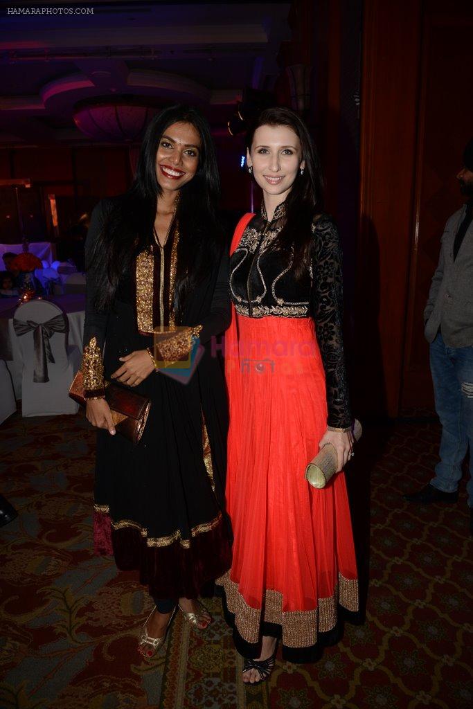 Alecia Raut at Siddharth Kannan's wedding reception with Neha in Mumbai on 4th Feb 2014