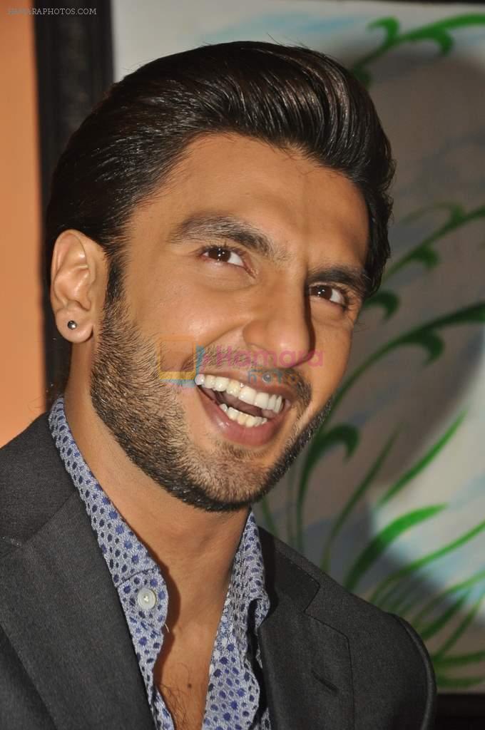 Ranveer Singh on the sets of Comedy Circus in Chakala, Mumbai on 5th Feb 2014