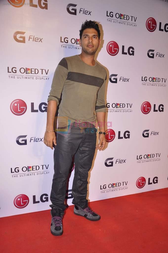 Yuvraj Singh at LG event in Mumbai on 6th Feb 2014