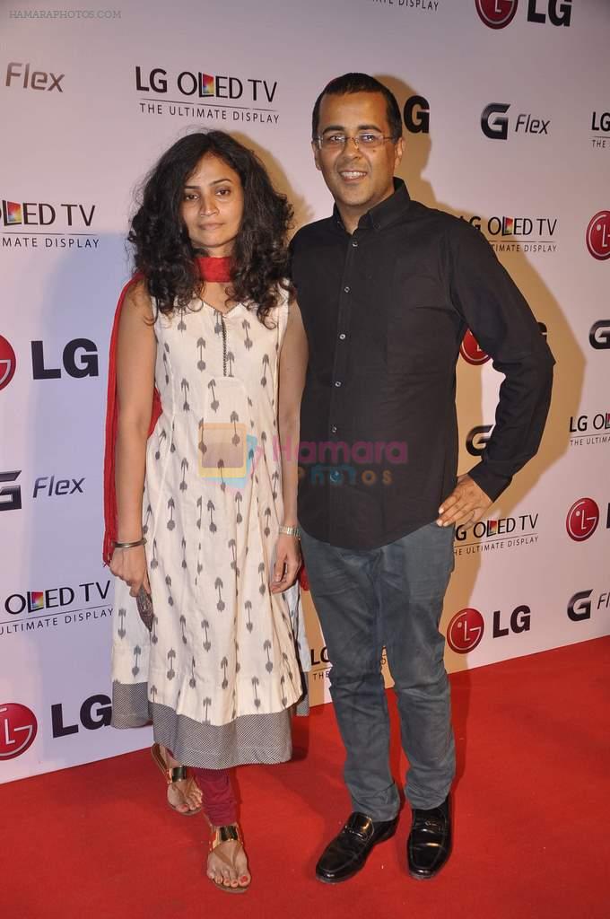 Chetan Bhagat at LG event in Mumbai on 6th Feb 2014