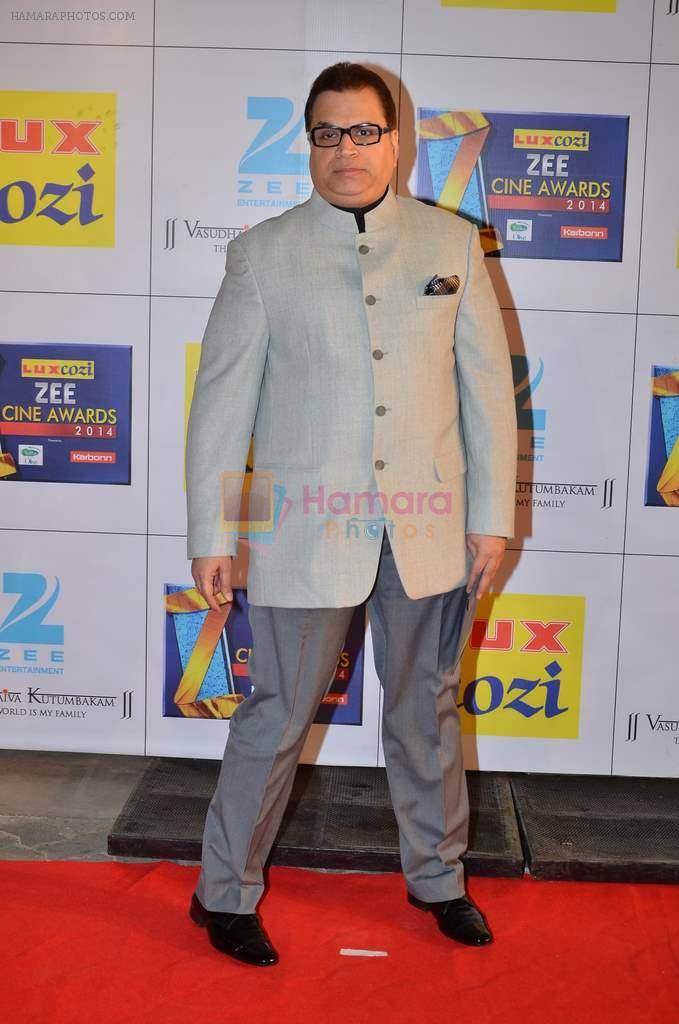 Ramesh Taurani at Zee Awards red carpet in Filmcity, Mumbai on 8th Feb 2014
