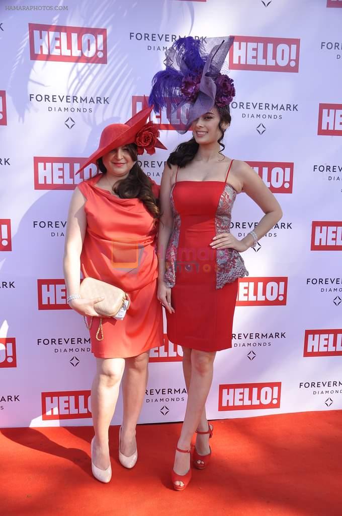 Evelyn Sharma at Hello Cup in RWITC, Mumbai on 9th Feb 2014